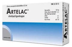 ARTELAC silmätipat, liuos, kerta-annospakkaus 3,2 mg/ml 20 x 0,5 ml