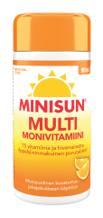 Minisun Monivitamiini Multi Appelsiini 90 tabl