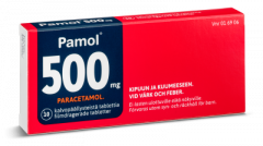 PAMOL 500 mg tabl, kalvopääll 10 fol