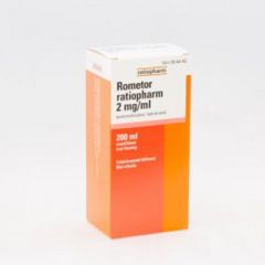 ROMETOR RATIOPHARM 2 mg/ml oraaliliuos 200 ml